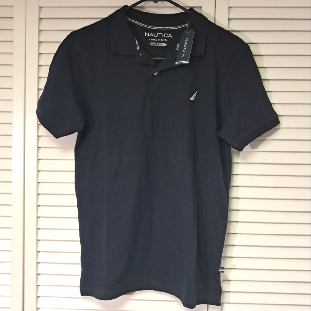 Teen boys Nautica polo shirt! NWT! Sz.14/16